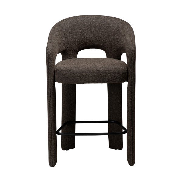Brūns bāra krēsls (sēdekļa augstums 67 cm) Splendor – DAN-FORM Denmark-image-1
