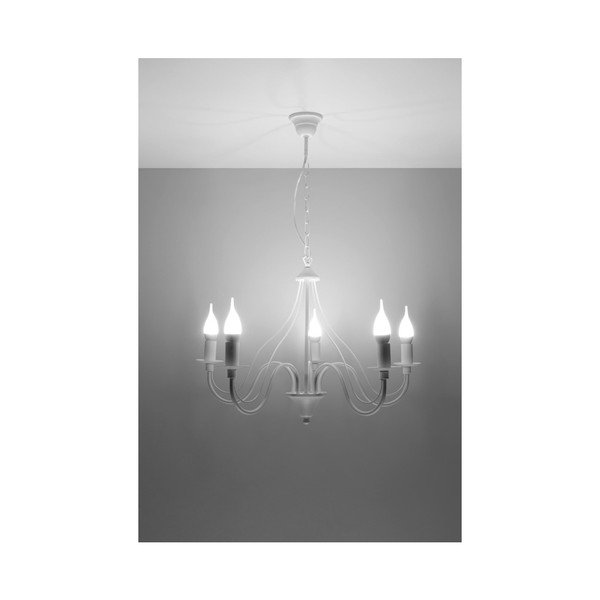 Balta griestu lampa Sollux Fiorano 5-image-3