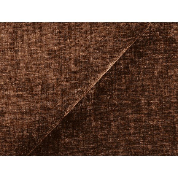 Terakotas oranžs kāju soliņš no šenila auduma Kuki – Makamii-image-4