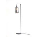 Melna stāvlampa (augstums 155 cm) Lekar – Light & Living