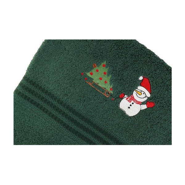 2 dvieļu komplekts Corap Green Snowman, 50 x 90 cm-image-3