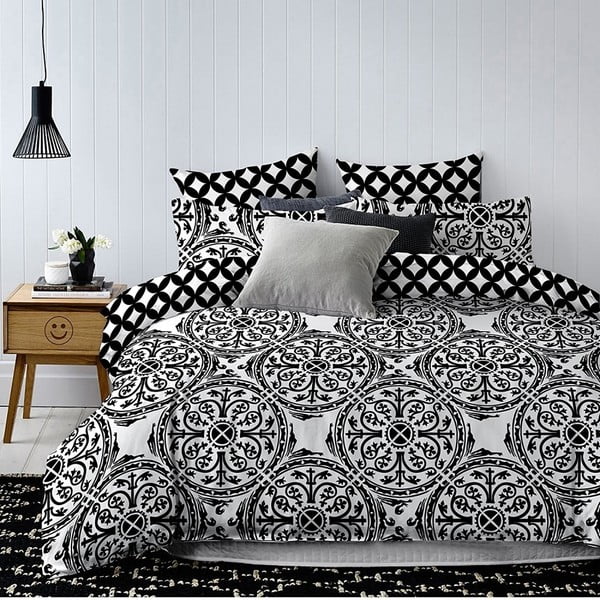 Divvietīgas gultas pārklājs DecoKing Basic Hypnosis Mandala, 200 x 220 cm