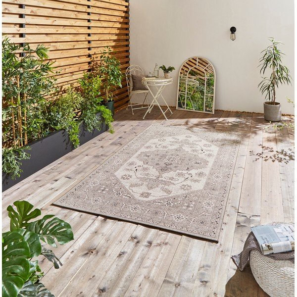 Bēšs āra paklājs 290x200 cm Miami – Think Rugs-image-1