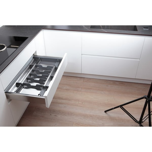 Pelēks galda piederumu organizators 83 x 46 cm Flexo – Elletipi-image-3