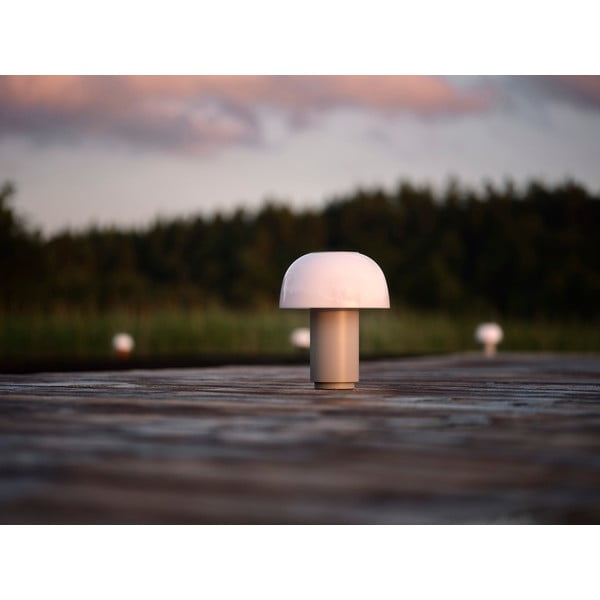 Pelēka alumīnija LED galda lampa ar regulējamu spilgtumu (augstums 22 cm) Harvest – Zone-image-4