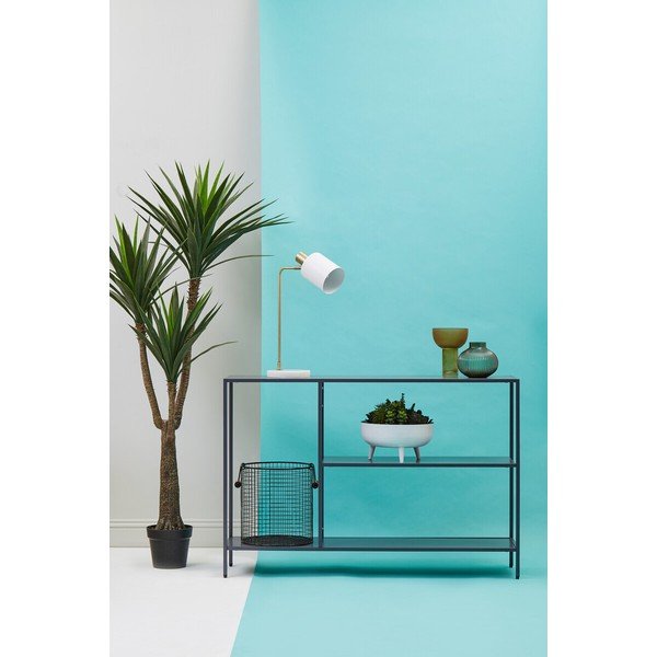 Pelēks tērauda konsoles galds 30x120 cm Acero – Premier Housewares-image-3
