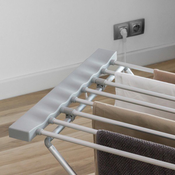 Pelēks salokāms elektriskais veļas žāvētājs InnovaGoods Clotheshorse-image-3