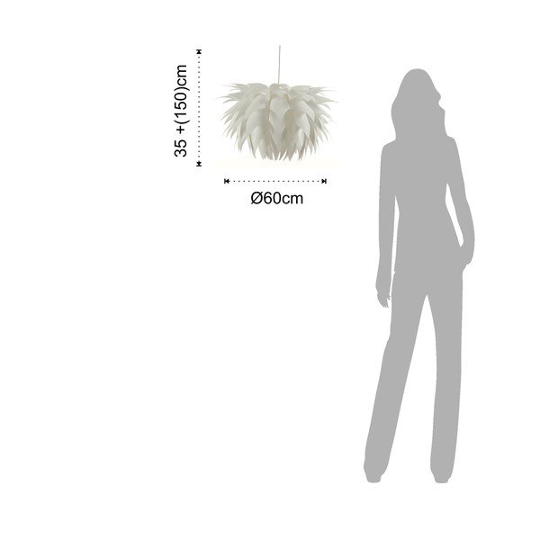 Balts piekaramais gaismeklis Tomasucci Berry-image-2