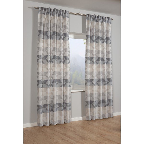 Pelēks aizkars 245x140 cm Jacquard – Gardinia-image-1