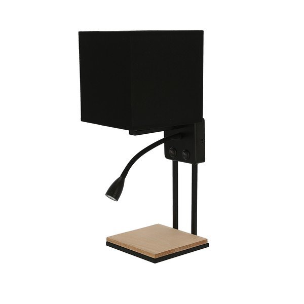 Melna sienas lampa Theo – Candellux Lighting-image-1