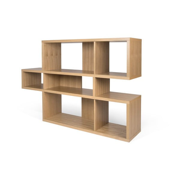 Brūns grāmatu plaukts TemaHome London, 34 x 100 cm-image-3