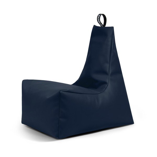 Tumši zils sēžammaiss no ādas imitācijas Icy XL – So Soft?