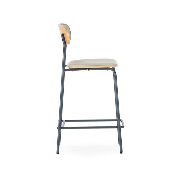 Bēši polsterēti bāra krēsli (2 gab.) (sēdekļa augstums 65,5 cm) Saula – Marckeric-image-3