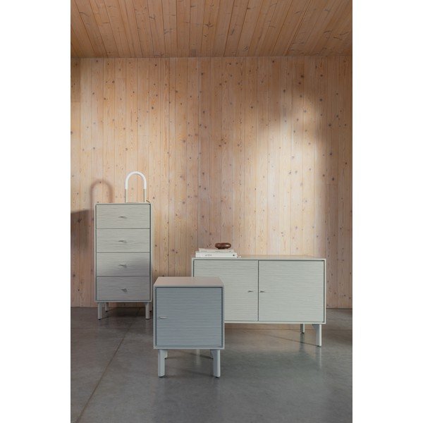 Gaiši pelēka kumode 108x70x45 cm Morning – Zuiver-image-1