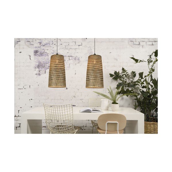 Bambusa griestu lampa Good&Mojo Kalimantan, ⌀ 37 cm-image-1