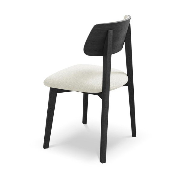 Krēmkrāsas masīvkoka pusdienu krēsls Niu – Makamii-image-3