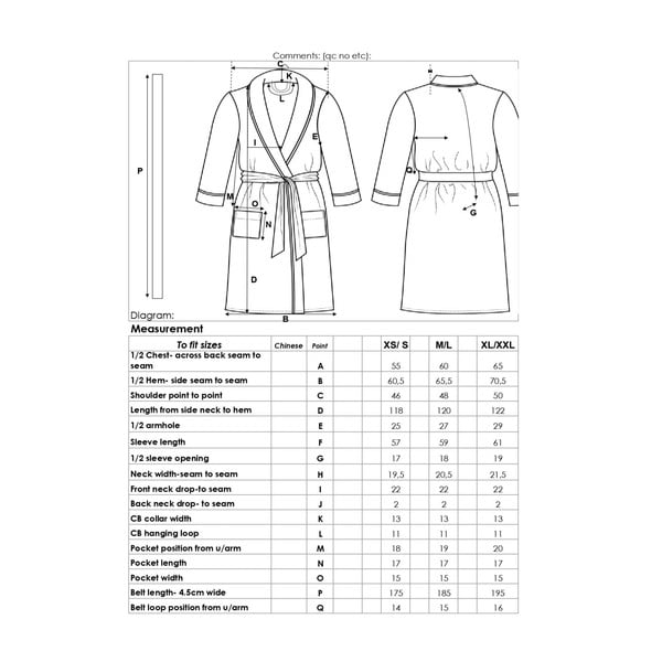 Bēšs kokvilnas halāts M/L Terry – HIP-image-2