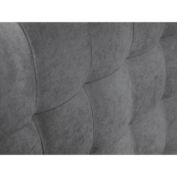 Pelēka divguļamā gulta Mazzini Beds Jade, 200 x 200 cm-image-1