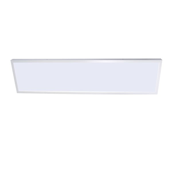 Balts griestu gaismeklis ar krāsu temperatūras regulēšanu SULION Colossal, 120 x 30 cm