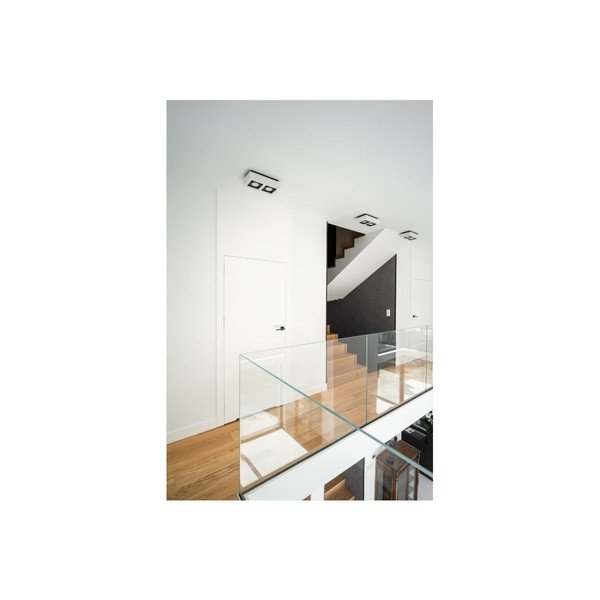 Balta griestu lampa ar metāla abažūru 34x18,5 cm Loid – GTV-image-3