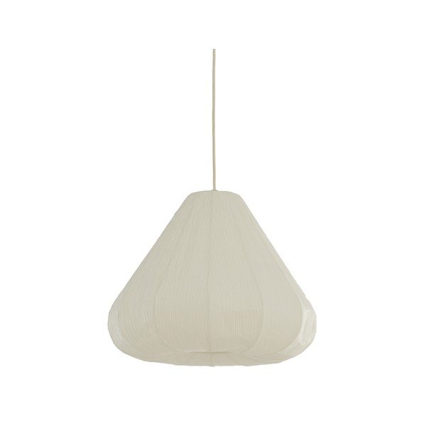 Krēmkrāsas piekaramā lampa ar papīra abažūru ø 10 cm Sarella – Light & Living
