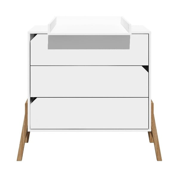 Balta kumode ar 3 atvilktnēm BELLAMY Lotta-image-2