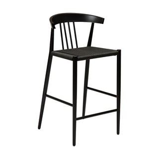 Melns bāra krēsls DAN-FORM Denmark Sava, augstums 91,5 cm