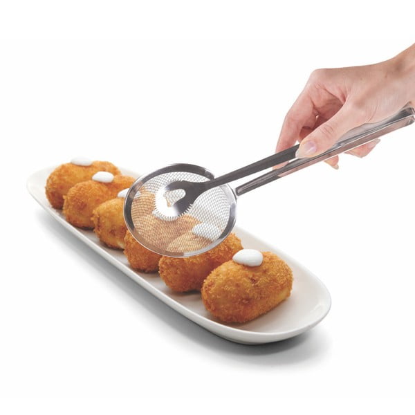 Nerūsējošā tērauda cepšanas knaibles Metaltex Tongs-image-2