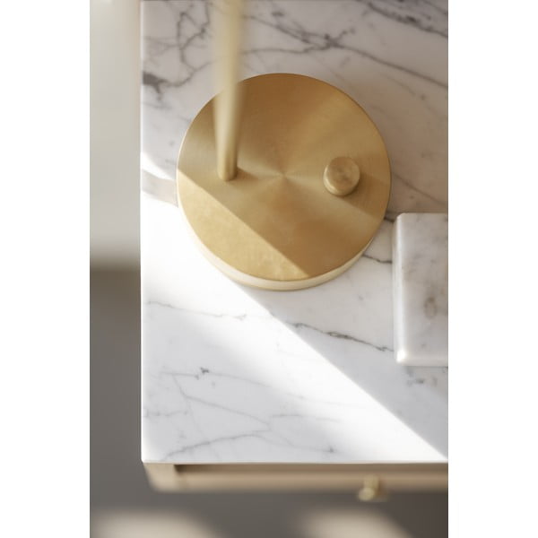 Dabīga toņa ozola masīvkoka gultas galvgalis 240x79 cm Whitmore – Rowico-image-4