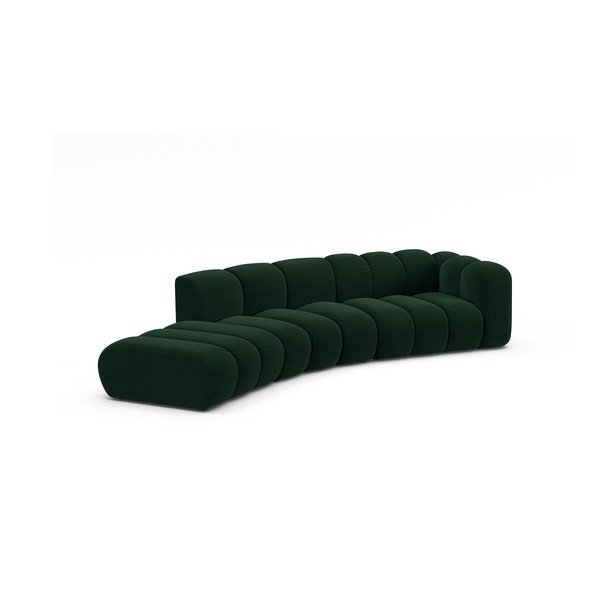 Tumši zaļš stūra dīvāns (ar labo stūri) Lupine – Micadoni Home-image-1