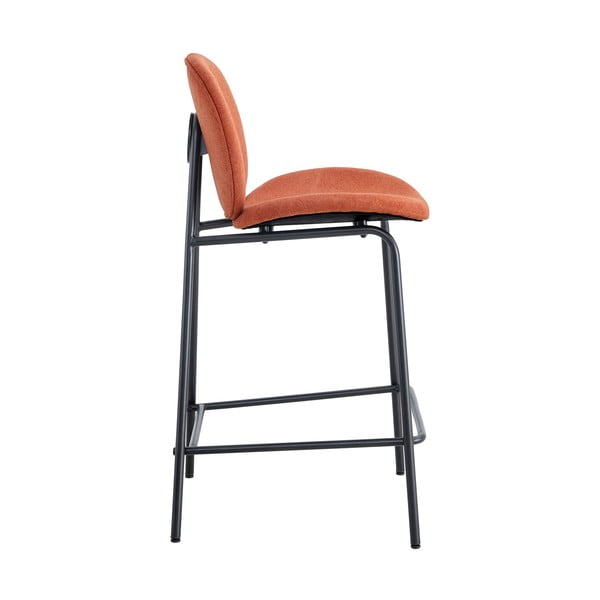 Ķieģeļu sarkani bāra krēsli (2 gab.) (sēdekļa augstums 65 cm) Cori – Marckeric-image-3