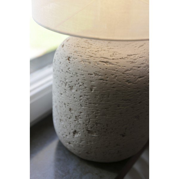 Pelēka galda lampa ar auduma abažūru (augstums 44 cm) Montagna – Markslöjd-image-3