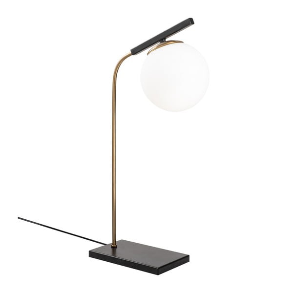 Melna metāla galda lampa Opviq lights Nona-image-1