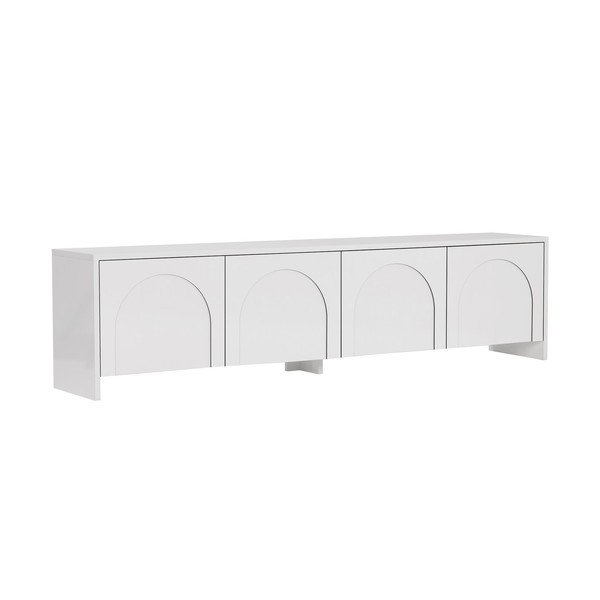 Balts TV galdiņš 180x45x32 cm Aurelia – Kalune Design