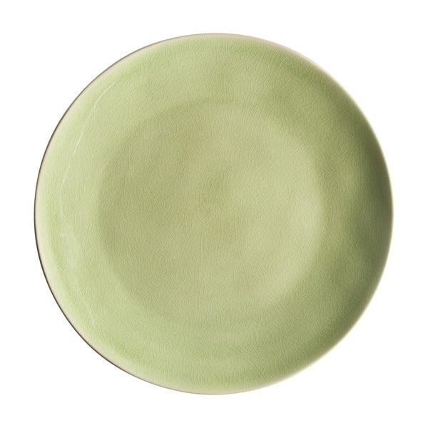 Gaiši zaļš keramikas šķīvis Costa Nova Riviera, ⌀ 27 cm