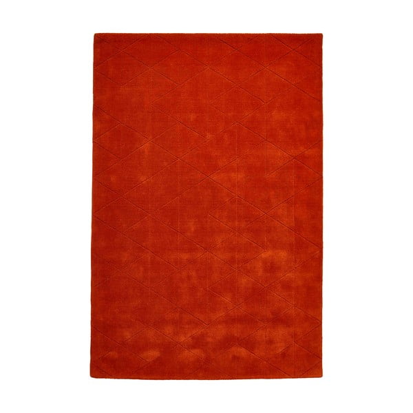 Terakotas sarkana vilnas paklājs Think Rugs Kasbah, 120 x 170 cm