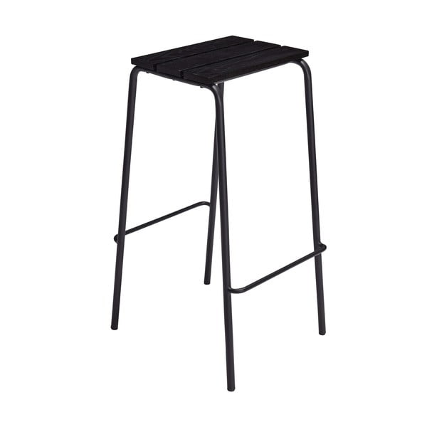 Melnas bāra taburetes (2 gab.) (sēdekļa augstums 76 cm) Stilt – Hübsch-image-2