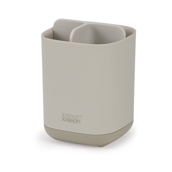 Bēšs plastmasas zobu birstes statīvs EasyStore – Joseph Joseph