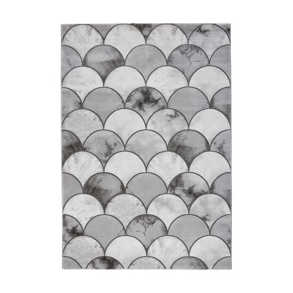 Pelēks/sudraba krāsas paklājs 170x120 cm Craft – Think Rugs