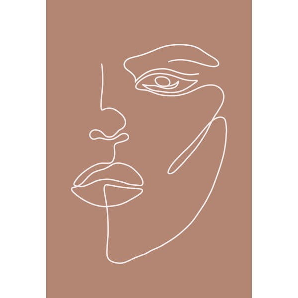 Plakāts 29x41 cm Woman Face – Veronika Boulová