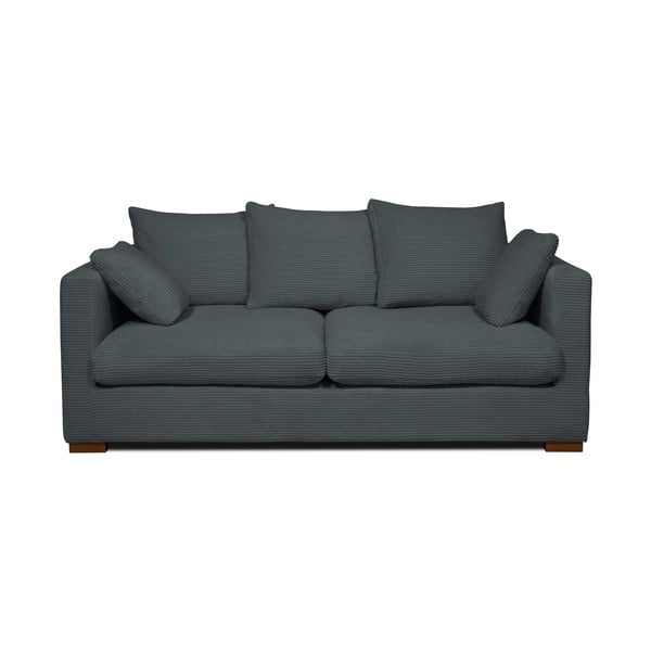Pelēks velveta dīvāns 175 cm Comfy – Scandic