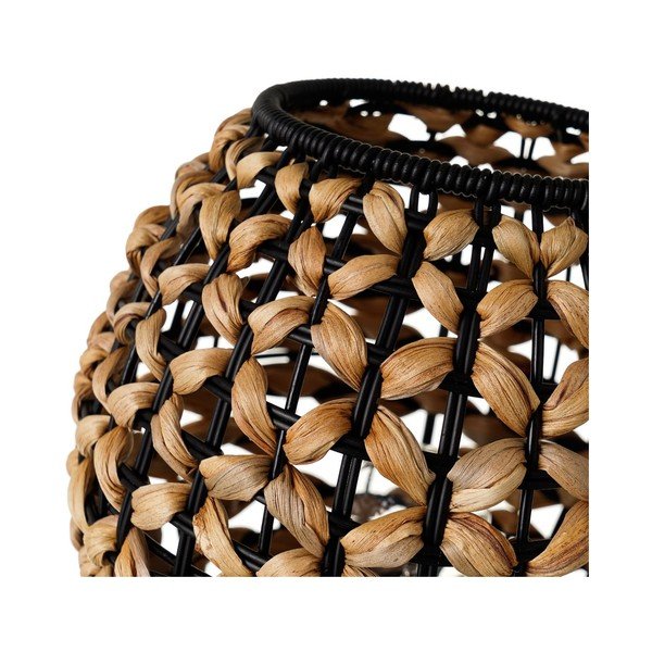 Melna/dabīga toņa galda lampa (augstums 23 cm) Natural Way – Casa Selección-image-2