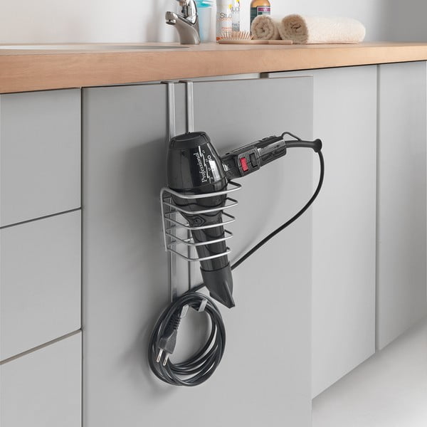 Pie durvīm piekarināms fēna turētājs Metaltex Oasis-image-1