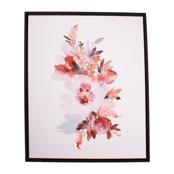 Sienas glezna rāmī Dakls Pinky Flowers, 40 x 50 cm