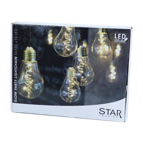 LED gaismiņu virtene Star Trading Bulbs, 10 gaismiņas-image-3