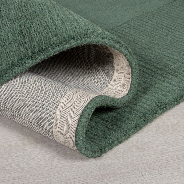 Tumši zaļš vilnas paklājs Flair Rugs Siena, 160 x 230 cm-image-4