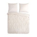 Krēmkrāsas divguļamā mikrošķiedras gultas veļa 200x220 cm Pure Elegance – Good Morning