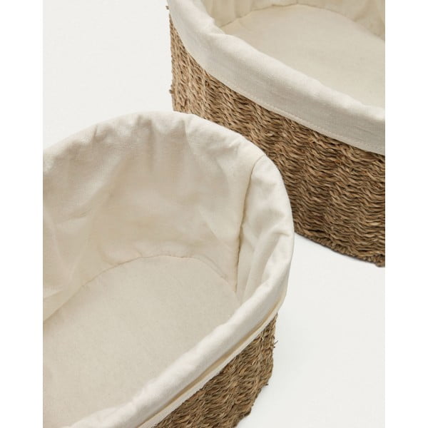Uzglabāšanas grozi no jūraszāles (2 gab.) 35x25x25 cm Tossa – Kave Home-image-4