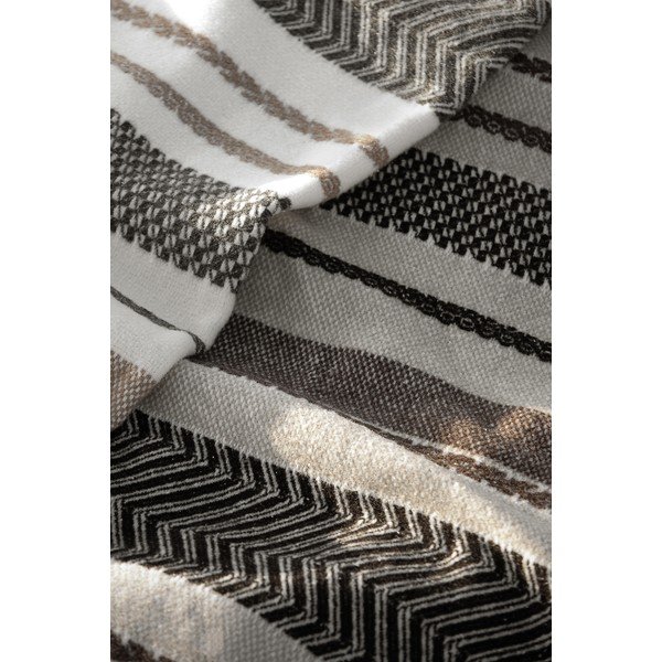 Brūns pleds no kokvilnas maisījuma 140x180 cm Luxor – Euromant-image-1