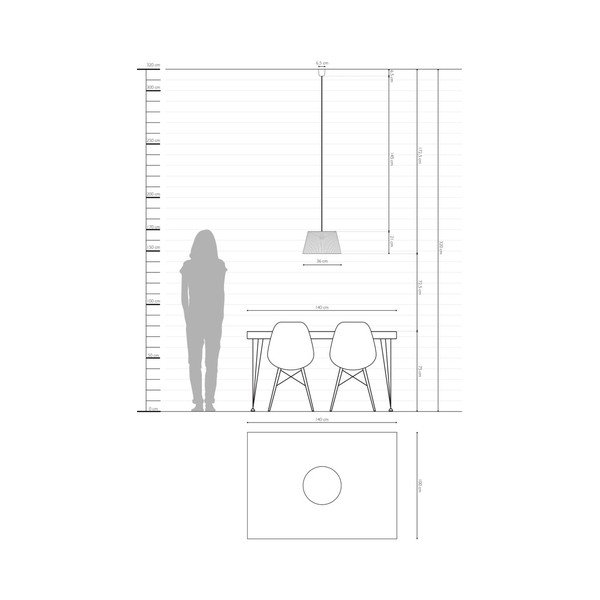 Piekaramā lampa Sotto Luce Kami Puro-image-2